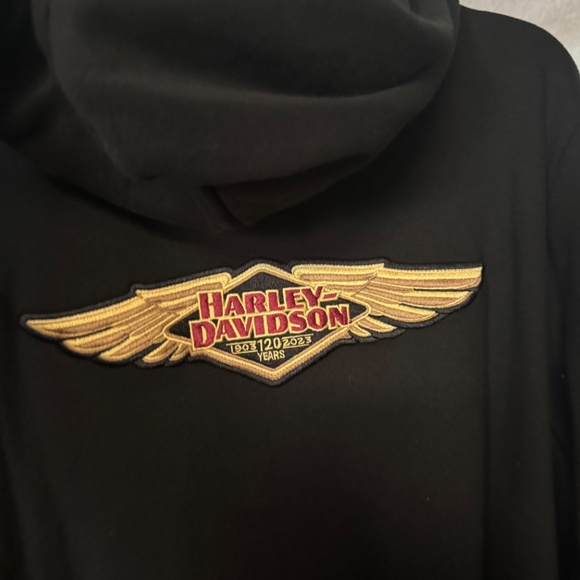 Harley Davidson 120th Anniversary Hoodie with Zipper NWT XXL - Picture 5 of 8